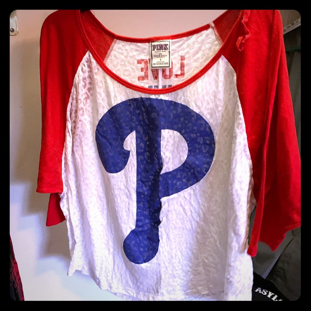 PINK Phillies Baseball shirt
